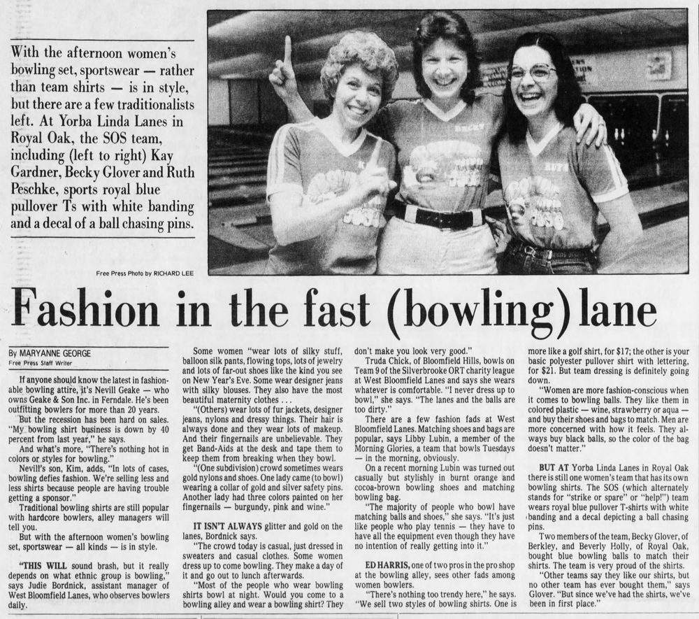 Yorba Linda Lanes - Feb 10 1983 Feature Article (newer photo)